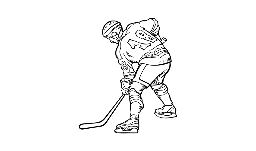 Hockey Coloring Pages